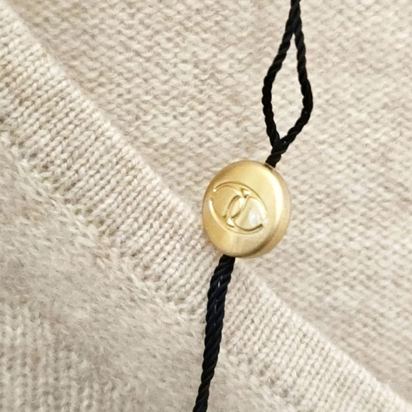 100% Cashmere Charter Club Striped Women's V-Neck Sweater Medium NWT Fringe Pink - Picture 6 of 9